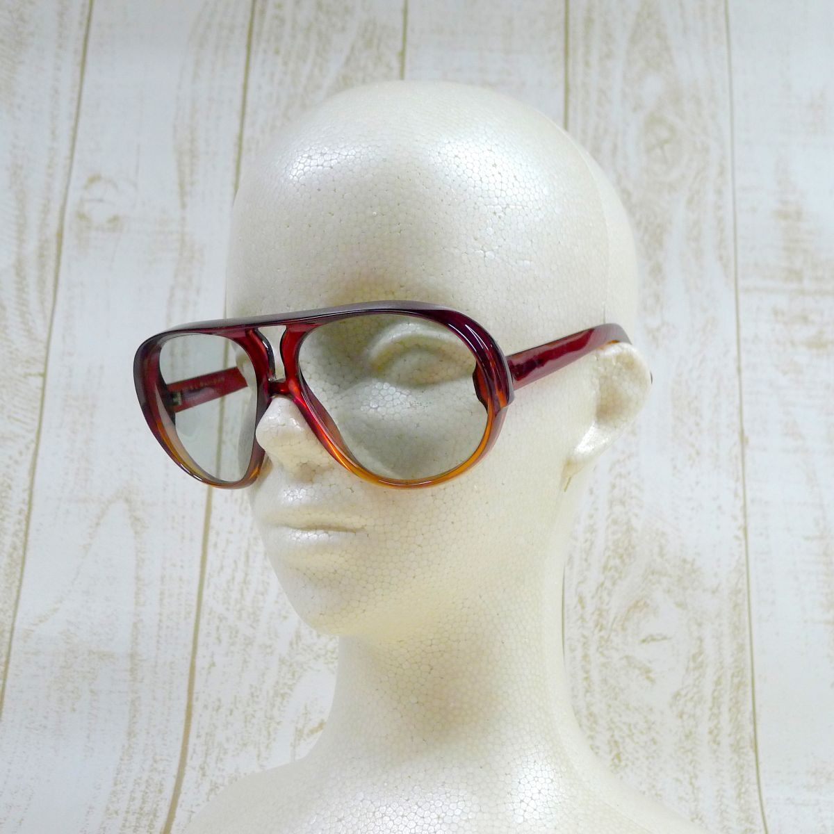 ★a329 Ray-Ban サングラス FENWICK OPTYL B&L ボシュロム カナダ製 レトロ ヴィンテージ レッドブラウン ファッション 服飾小物/60