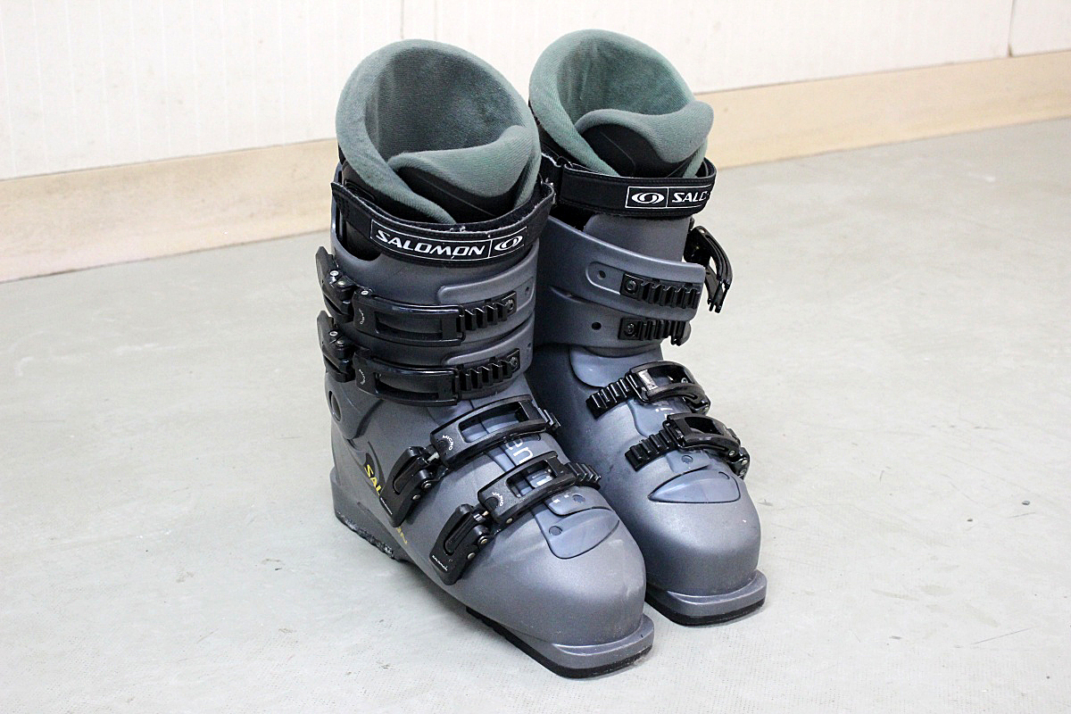 SALOMON サロモン Perfoma スキーブーツ 26.5cm グレー 中古 現状 H-1