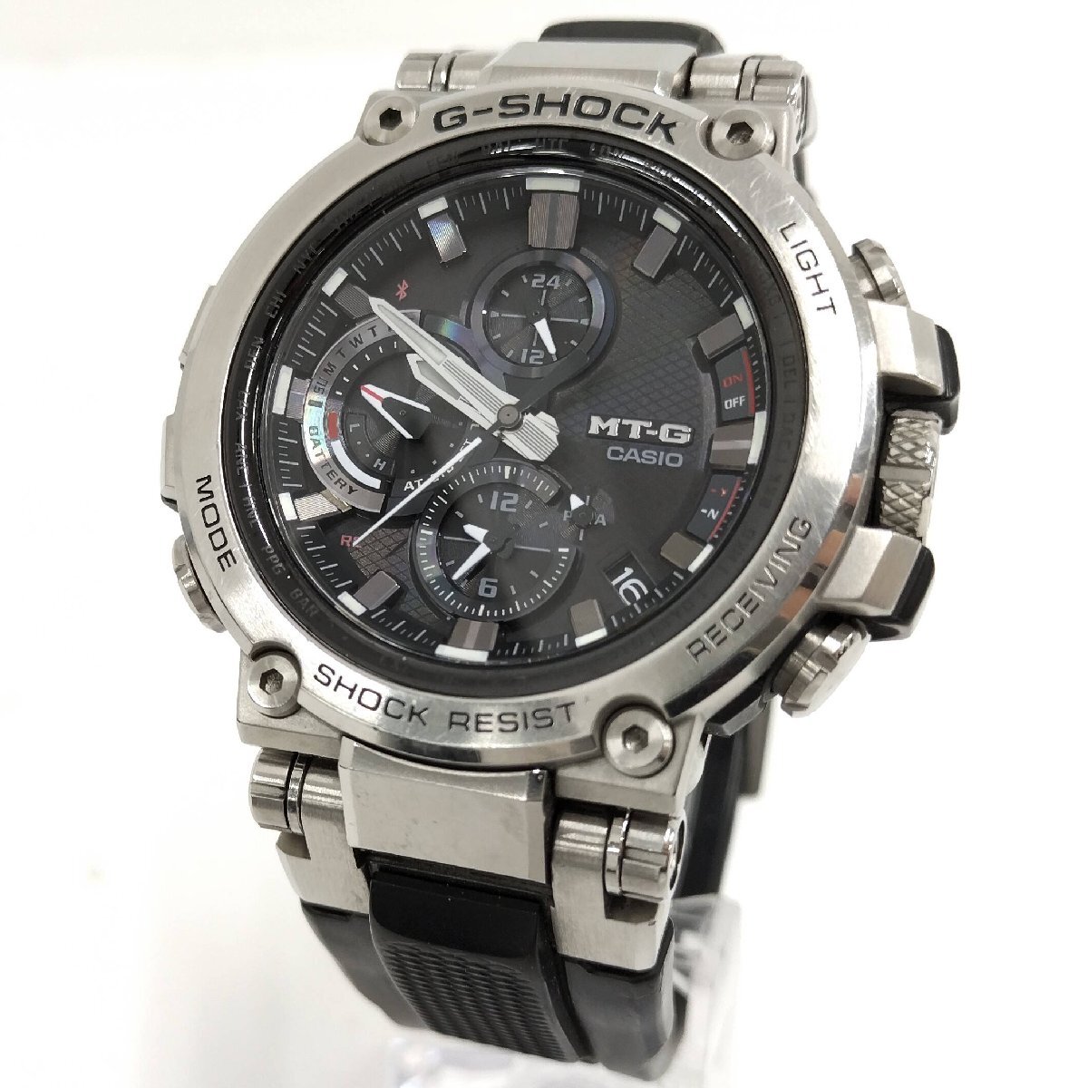 ●CASIO カシオ G-SHOCK MTG-B1000 メンズ腕時計 ブラック文字盤 電波ソーラー 中古[ne]um143