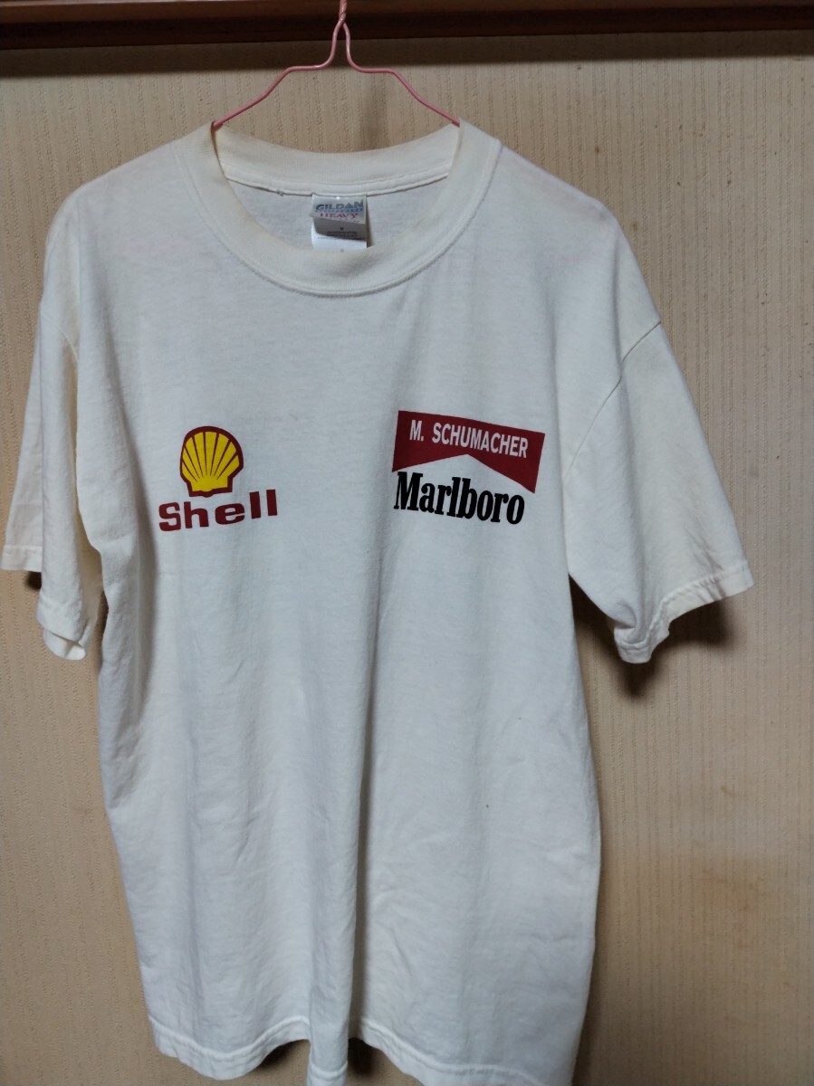 ミハエルシューマッハ　マルボロ　Marlboro　昭和シェル石油　Tシャツ　Mサイズ