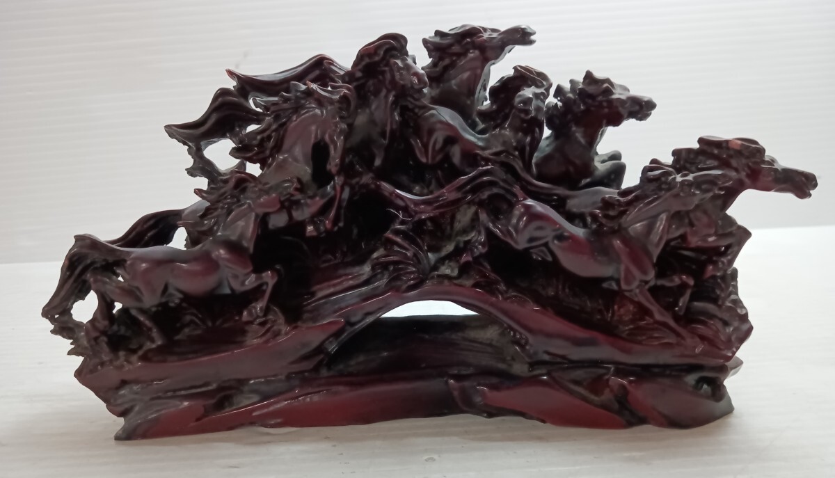 何/九頭馬/置き物/オブジェ/インテリア/レトロ/現状品/何2-2希