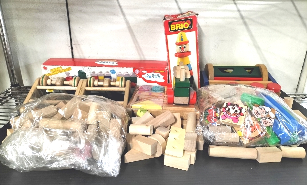 P/積み木まとめ/知育玩具/おもちゃ/ブロック/積み木/アンパンマンなど/まとめ売り/P1.13-56加