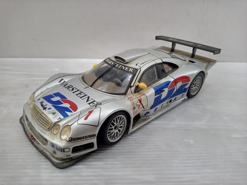 湘/ベンツ/Mercedes/CLK-GTR/SCALE1/18/Maisto/MADE IN THAILAND/汚れあり/湘1.30-10森