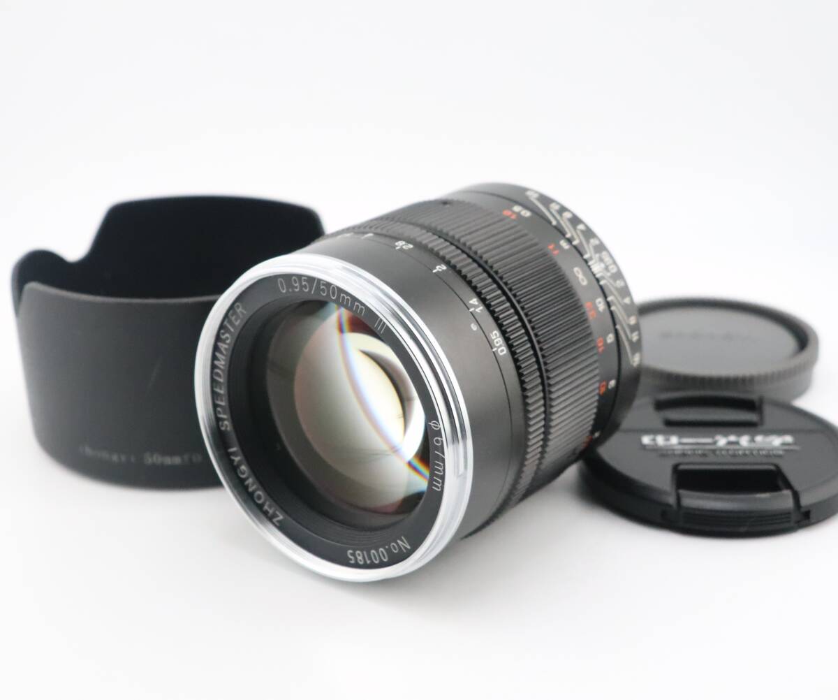★良品★中一光学 SPEEDMASTER 50mm F0.95 III SONY ソニー Eマウント用★　W0233＃4429