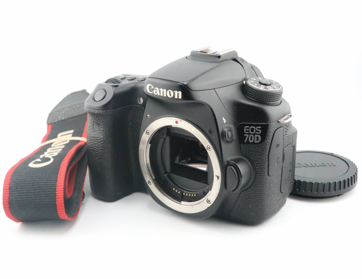 ★良品★キヤノン CANON EOS 70D ボディ ストラップ付★　W0212＃4440