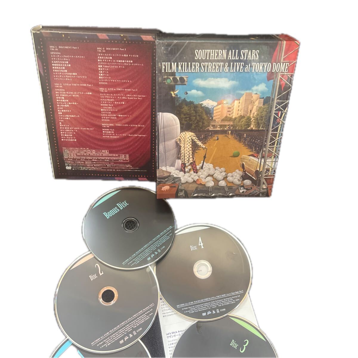 【サザンオールスターズLIVE DVD】『FILM KILLER STREET (Directでor's Cut) & LIVE at TOKYO DOME』2005年【ST DAN DVD】
