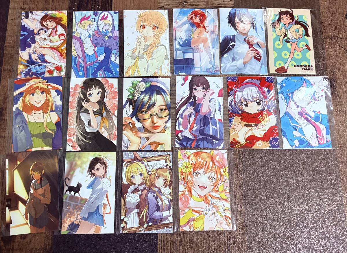 ニセコイ　漫画購入特典イラストカード 16点
