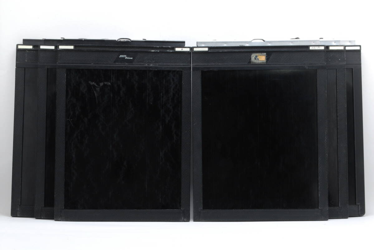 【美品 保障付 動作確認済】 Fidelity フィデリティ Deluxe 8x10 カットフィルムホルダー 6枚セット Cut Film Holder 大判カメラ用 #V1879