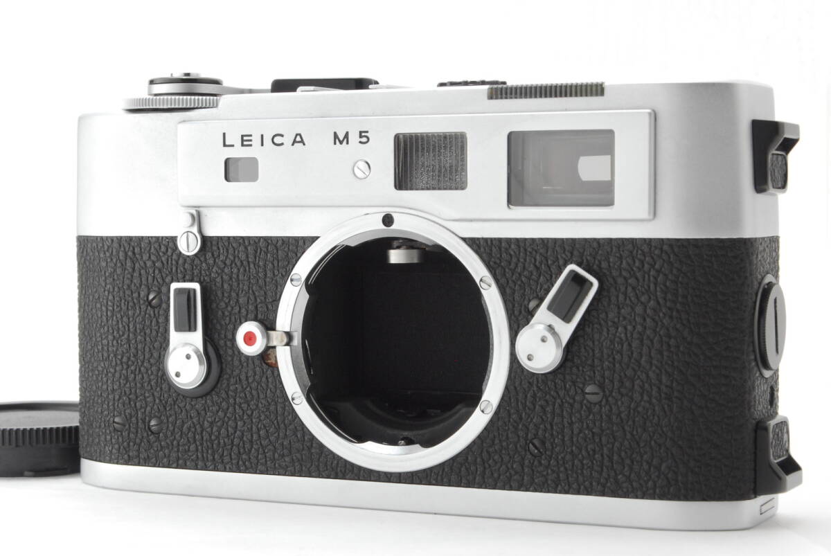 レア M6フレームライン アップグレード済【超美品 保障付 動作確認済】 Leica ライカ M5 シルバー フィルムカメラ 2ラグ 露出計OK #V1878