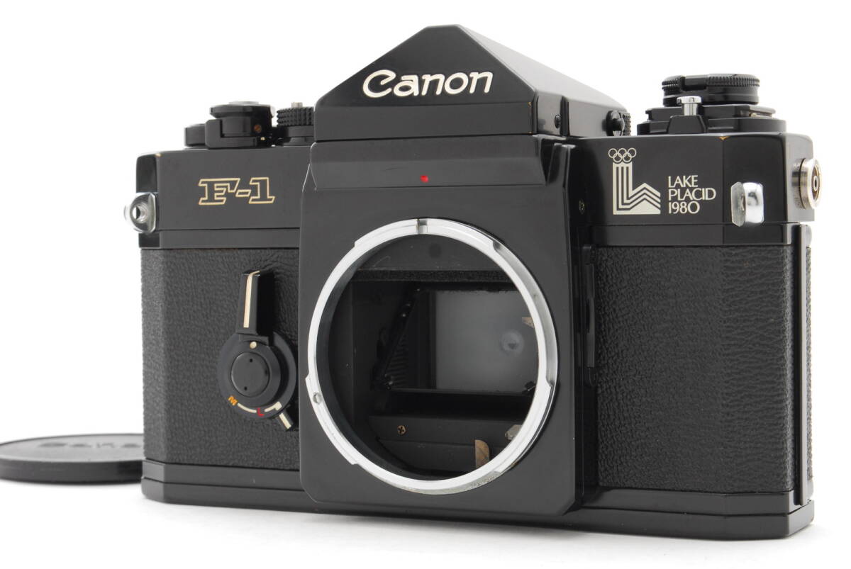 【美品 保障付 動作確認済】 Canon キヤノン F-1 35mm フィルムカメラ Lake Placid Olympic オリンピック エディション #V1877