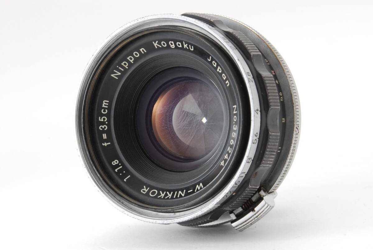 【現状品】 Nikon ニコン 日本光学 W-Nikkor 3.5cm 35mm f/1.8 マニュアルフォーカス ワイドレンズ MF Wide Lens Sマウント用 #V1875