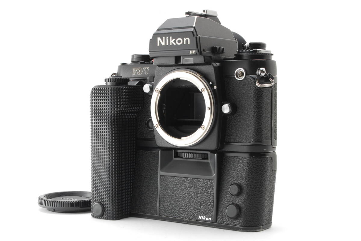 【良品 保障付 動作確認済】 Nikon ニコン F3/T F3 T HP チタンブラック Titan Black 35mm フィルムカメラ + MD-4 #V1887
