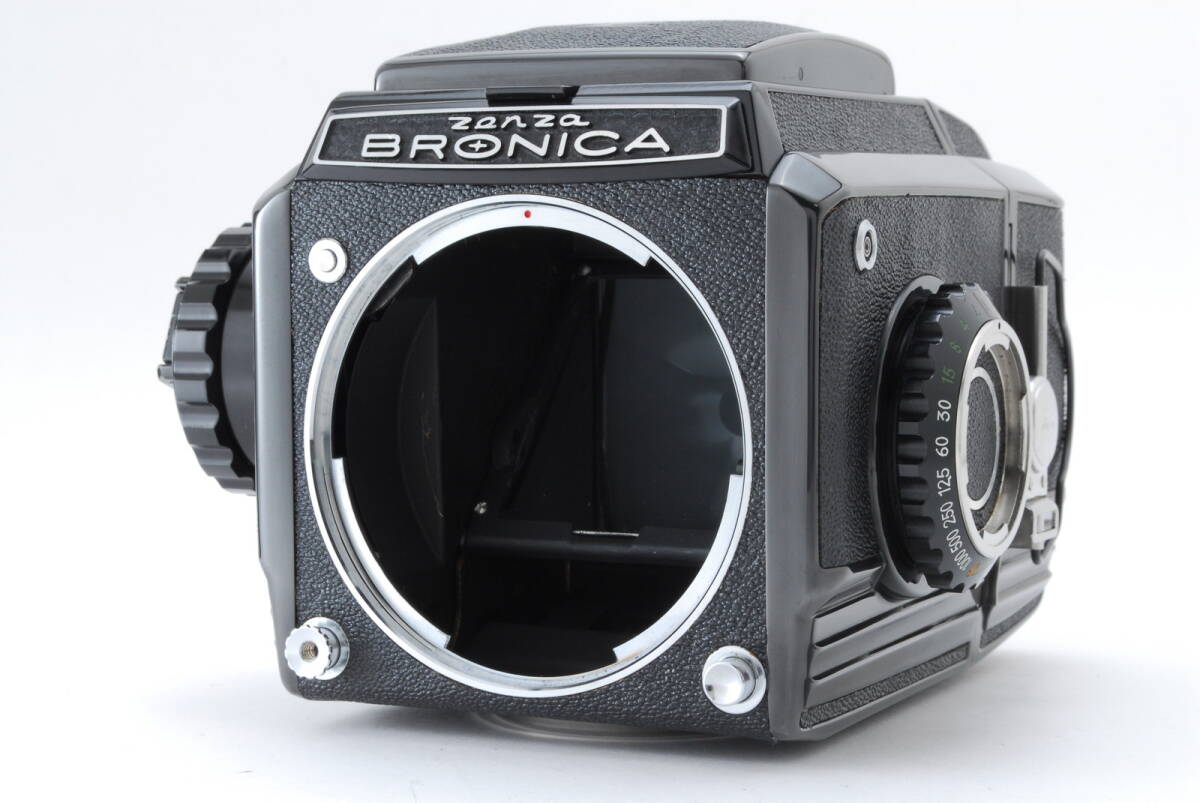 【美品 保障付 動作確認済】 Zenza Bronica ゼンザブロニカ S2A S2 Black 後期型 6x6 マニュアル 中判 フィルムカメラ #V1950