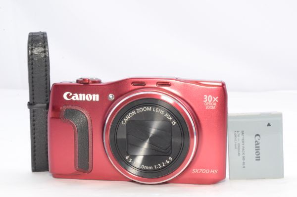 CANON キャノン PowerShot SX700 HS レッド デジタルカメラ