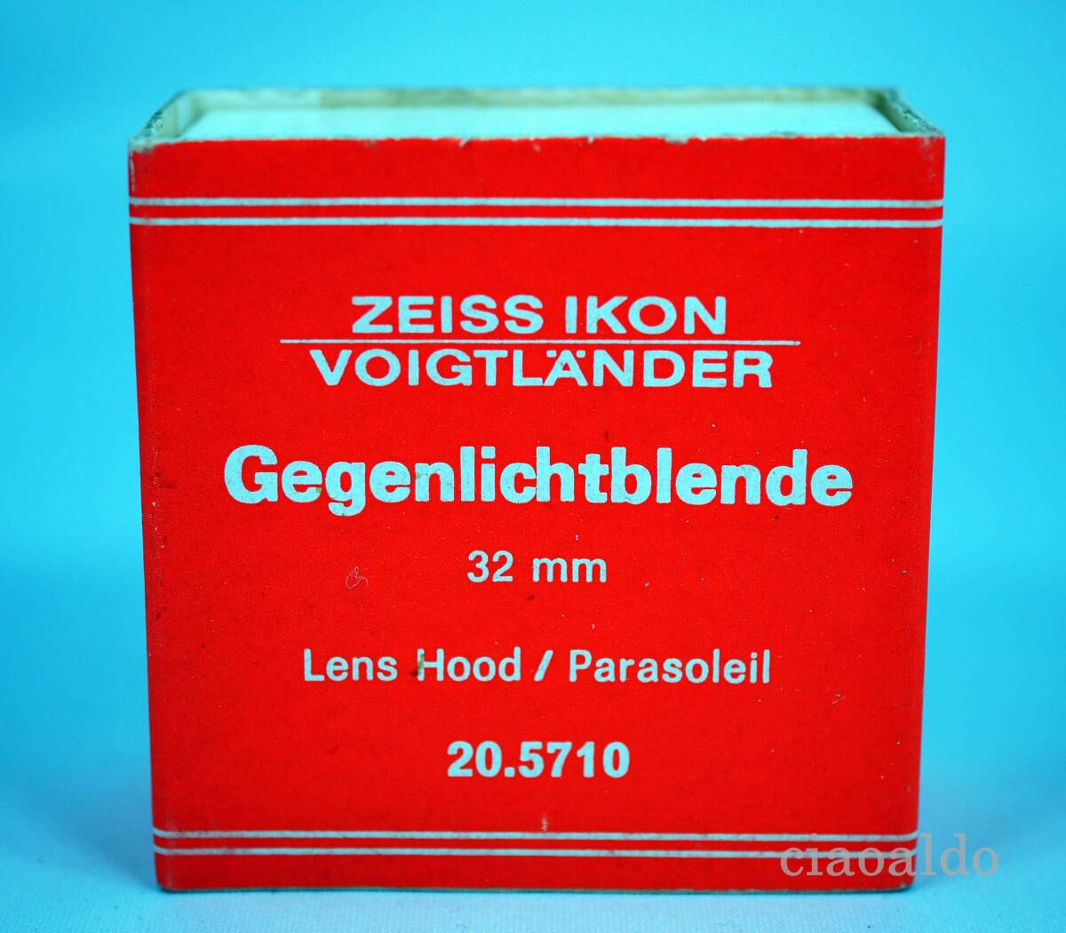 !!!新品未使用・激レア!!! ツァイス・イコン・フォクトレンダー製 32mm レンズフード 黒 20.5710 Made in West Germany