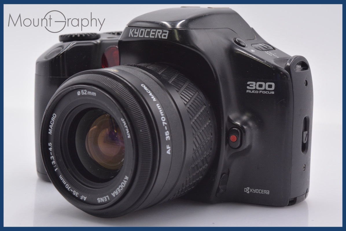 京セラ KYOCERA AUTO FOCUS 300 + KYOCERA AF 35-70mm F3.3-4.5 同梱無料 #yk5851
