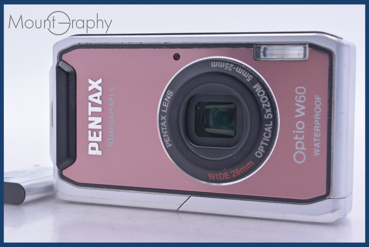 【動作保証】 ペンタックス PENTAX Optio W60 5x バッテリー付属 同梱無料 #sw24