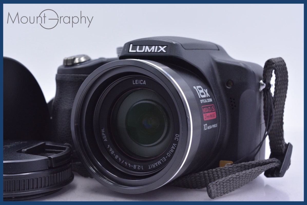 【動作保証】 パナソニック Panasonic LUMIX DMC-FZ28 18x 前キャップ、フード付 同梱無料 #mj8570