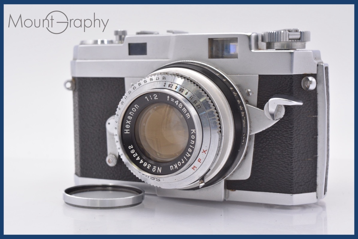 コニカ Konica III 48mm F2 レンズフィルター付 同梱無料 #yk6098