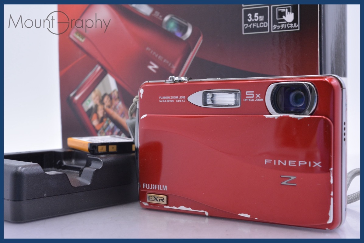 【動作保証】 富士フィルム FUJIFILM FinePix Z700 EXR 5x 元箱、バッテリー、充電器付属 同梱無料 #am3920