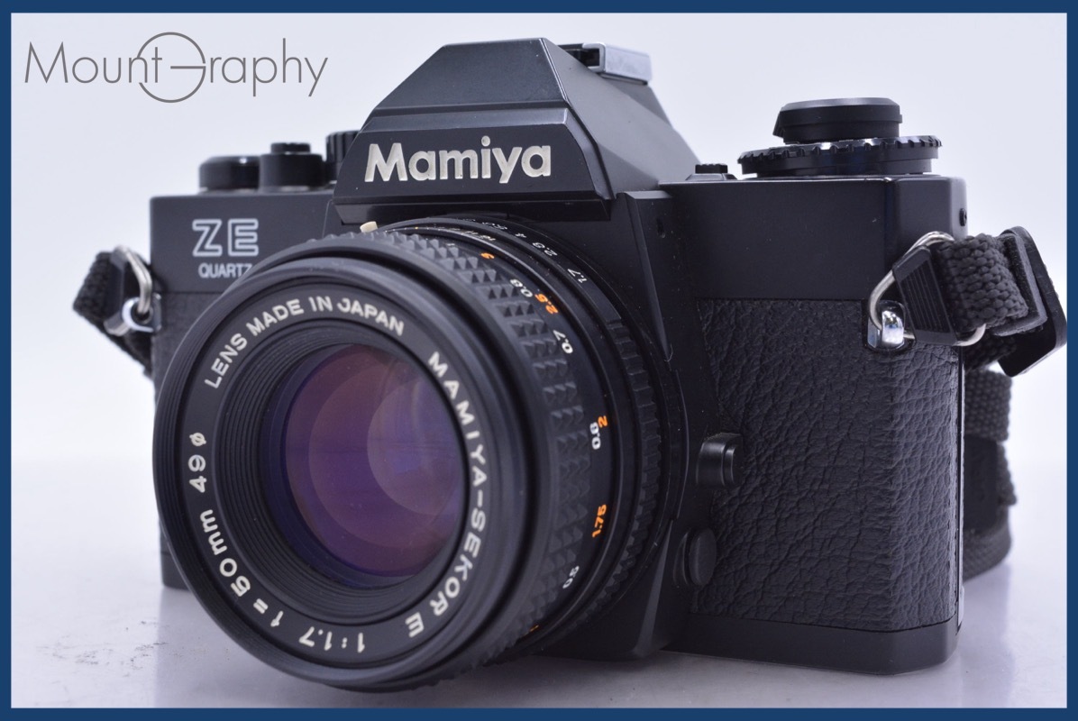 マミヤ Mamiya ZE QUARTZ + マミヤ Mamiya MAMIYA-SEKOR E 50mm F1.7 同梱無料 #am3954