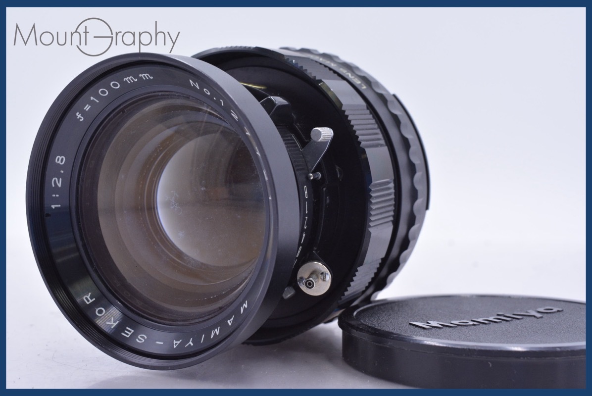 【動作保証】 マミヤ Mamiya-SEKOR 100mm F2.8 前キャップ付 同梱無料 #mj8924