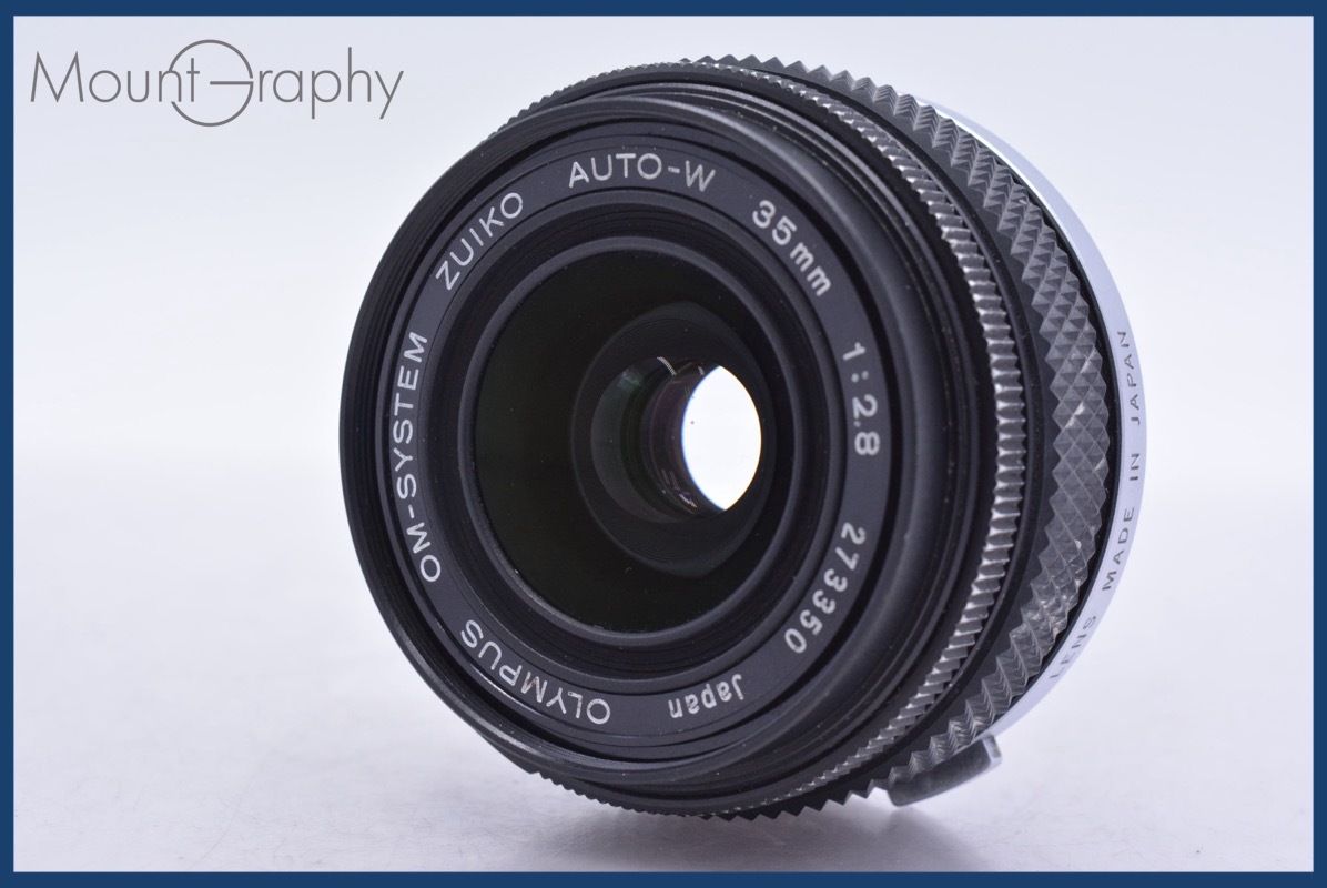 オリンパス Olympus OM-SYSTEM ZUIKO AUTO-W 35mm F2.8 同梱無料 #mj8977