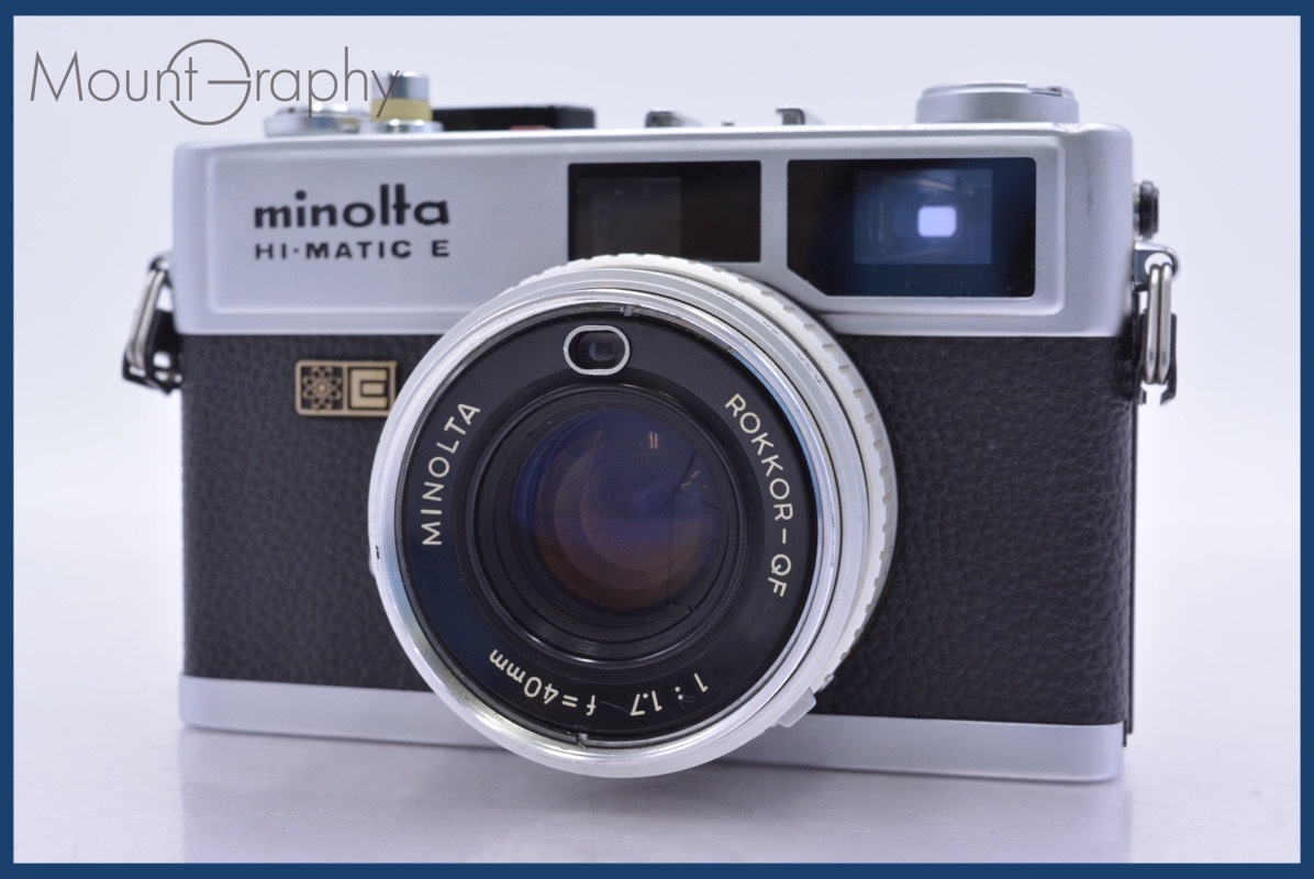 【動作保証】 ミノルタ MINOLTA HI-MATIC E 40mm F1.7 同梱無料 #am4233