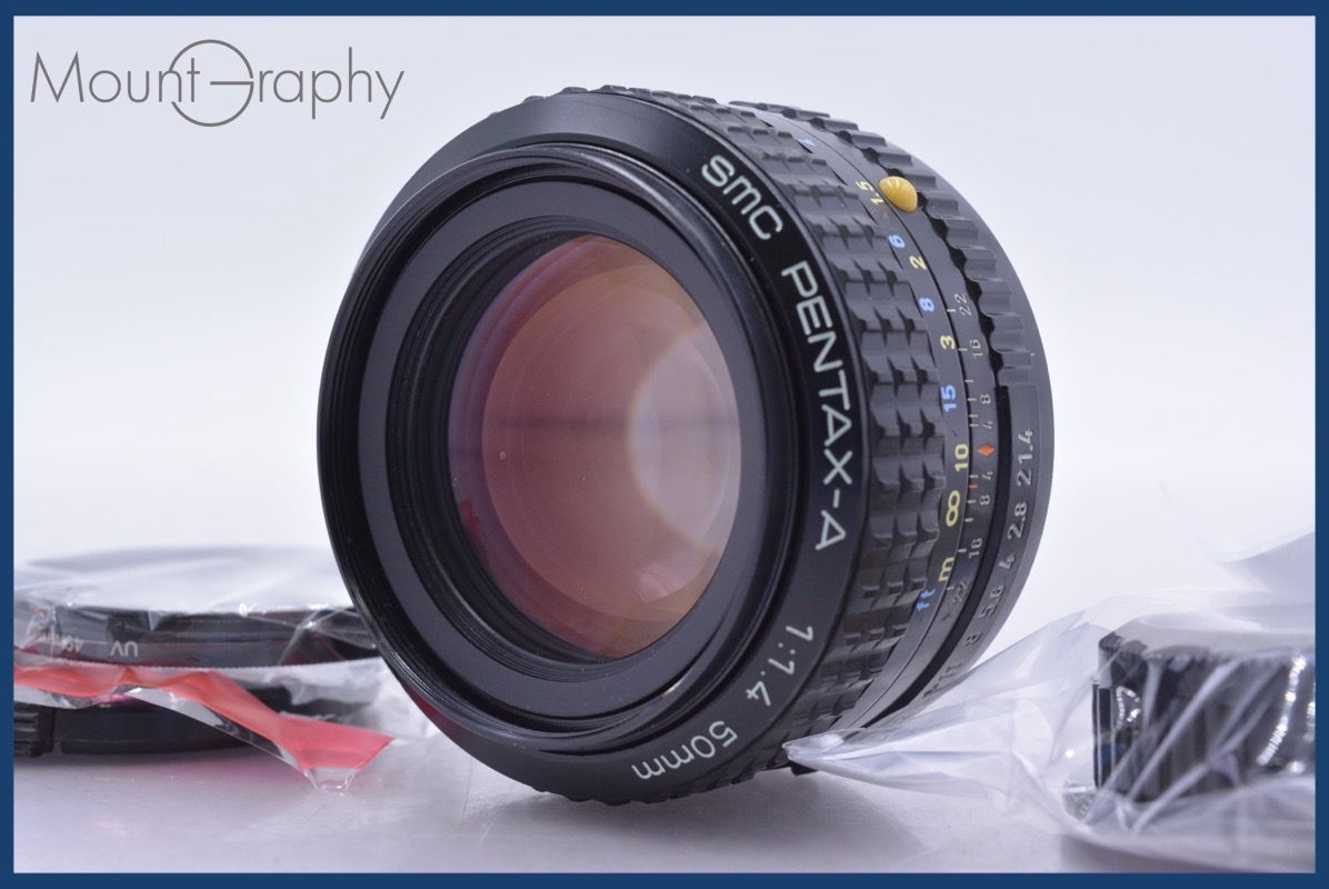 【動作保証】 ペンタックス PENTAX SMC PENTAX-A 50mm F1.4 前後キャップ&レンズフィルター付 同梱無料 #am4246