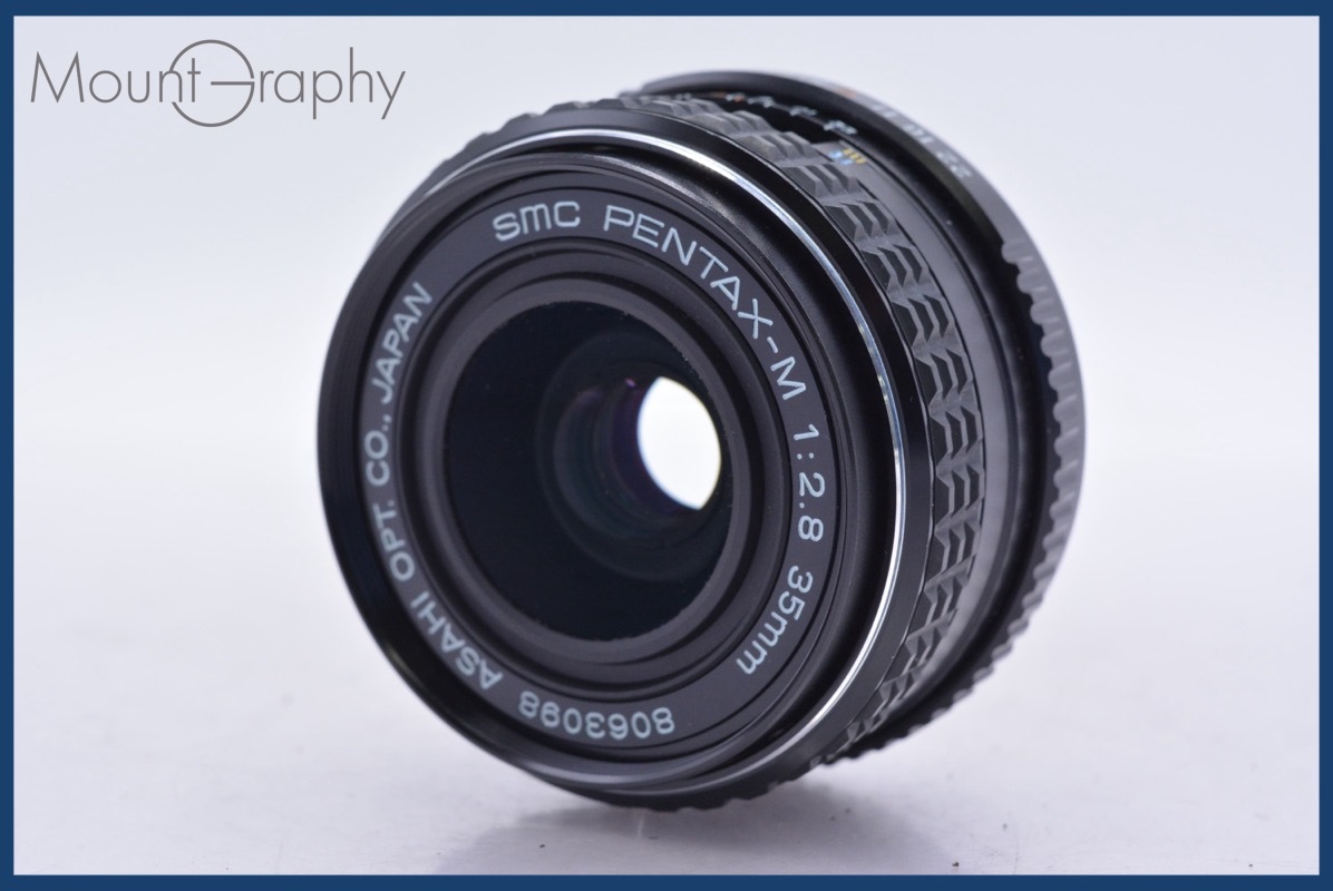 ペンタックス PENTAX SMC PENTAX-M 35mm F2.8 前後キャップ&レンズフィルター付 同梱無料 #am4253