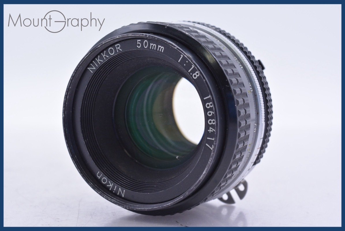 ニコン Nikon NIKKOR 50mm F1.8 Ai 同梱無料 #mj9140