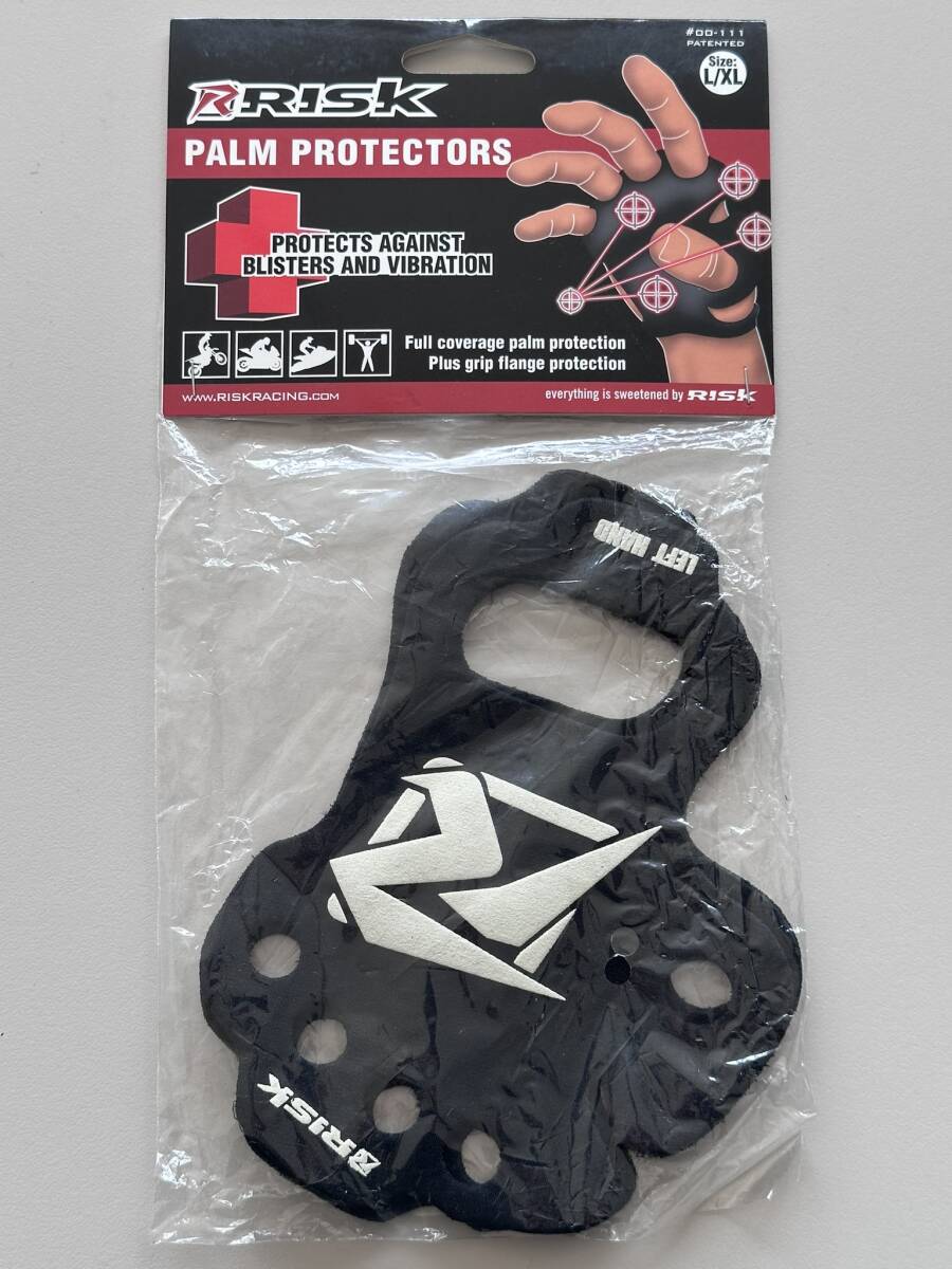 RISK RACING リスクレーシング パームプロテクター 左右セット オフロード モトクロス ブラック