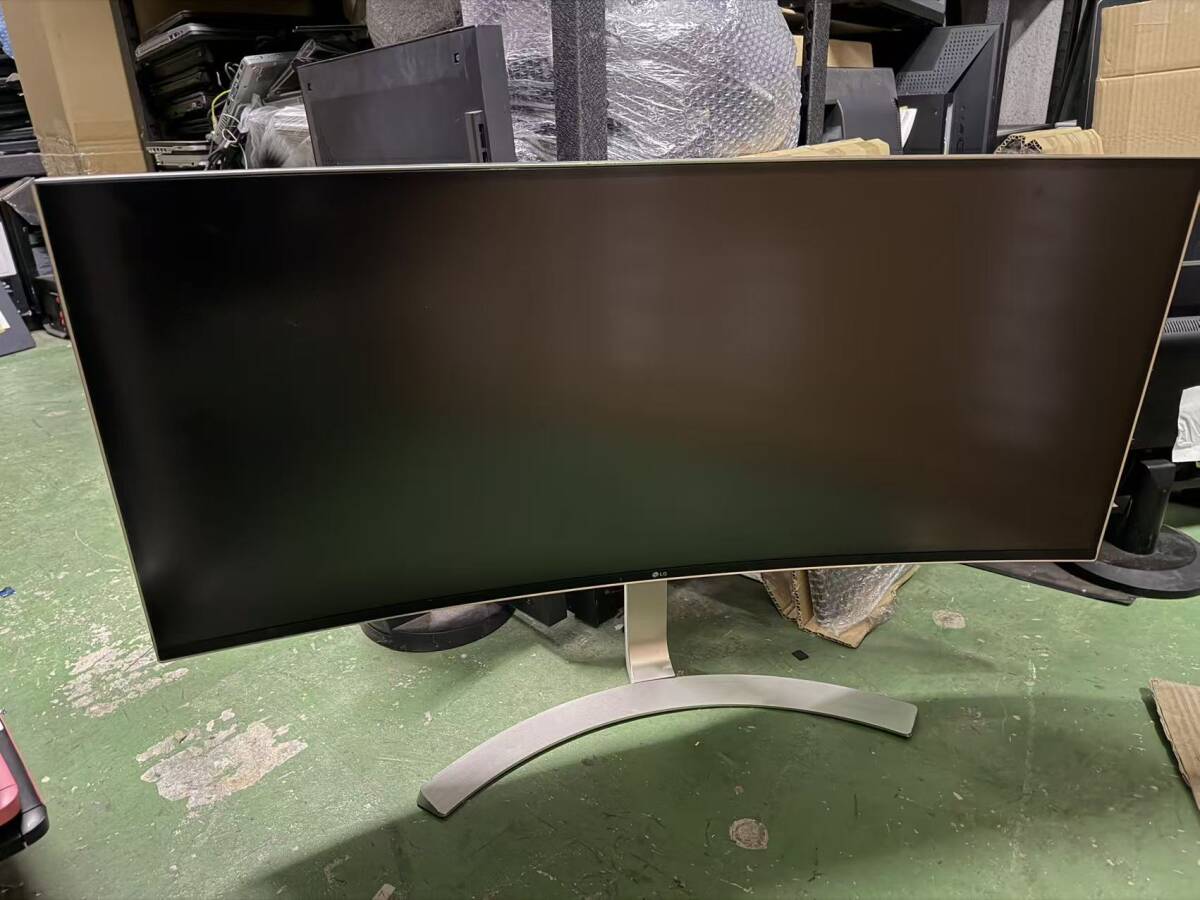★ジャンク品 LG 38UC99-W テレワーク リモート ディスプレイ モニタ★