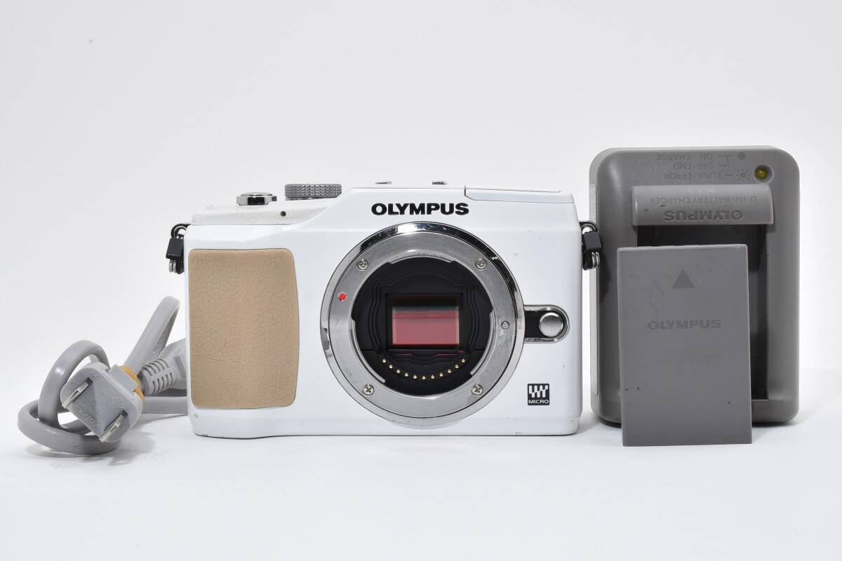 ★美品★オリンパス OLYMPUS E-PL2 ボディ 充電器 バッテリー★134#440
