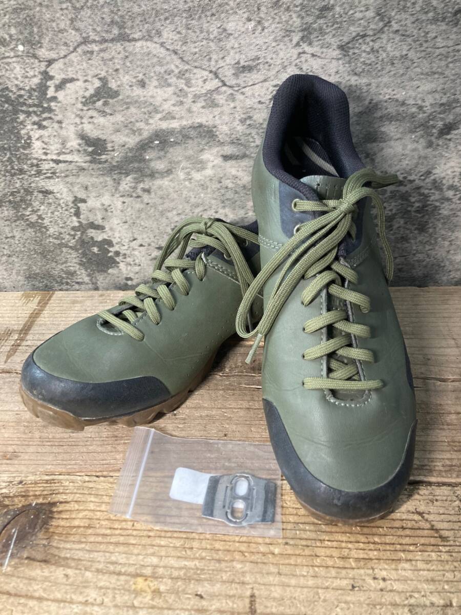 JX871 ジロ GIRO PRIVATEER LACE ビンディングシューズ オリーブ EU39 SPD