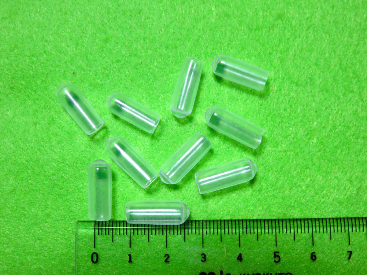 【先端保護カバー内径約5ｍｍ10個】塩化ビニル樹脂 PVC 工具 ハンガー S字フック 線材 針金 キャップ ガ-ド Tip Guard ハサミ ピンセット