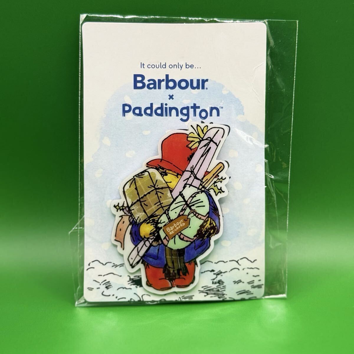 【Barbour×Paddington】バブアー×パディントン ピンバッジ ノベルティ