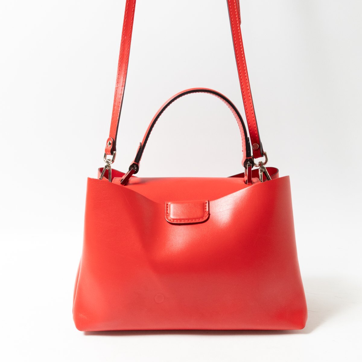 GIANNI CHIARINI ジャンニキアリーニ ショルダーバッグ 斜め掛け ハンドバッグ 手持ち 2way レッド 赤 レディース シンプル レザー bag 鞄