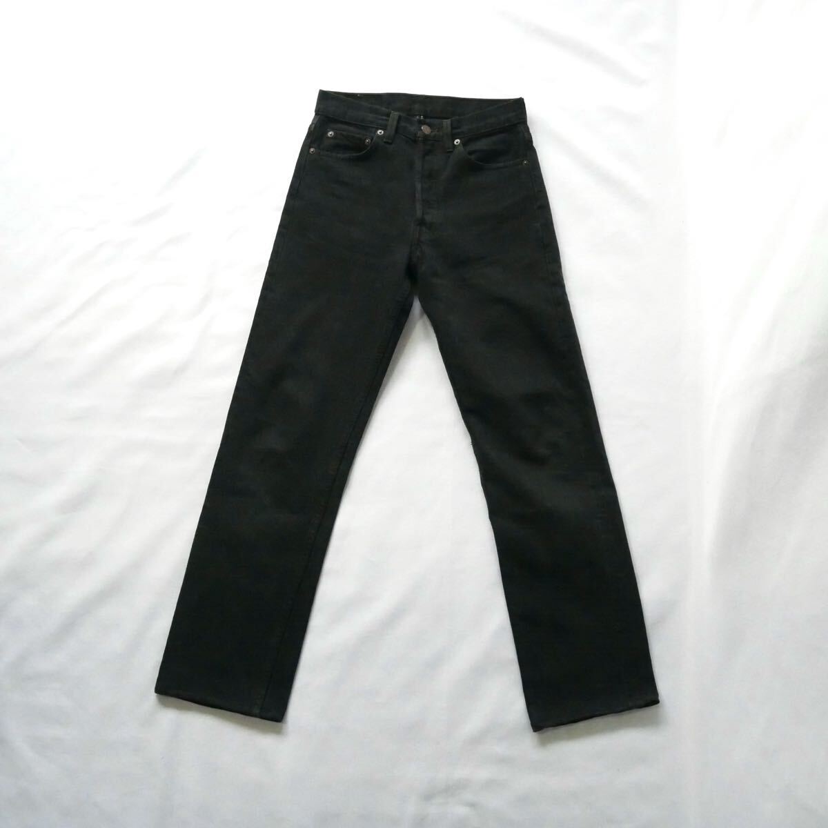 90s madein USA levis501 black dyeing denim pant 90年代　アメリカ製　ブラック後染め　リーバイス501 デニムパンツ　 USA製 古着
