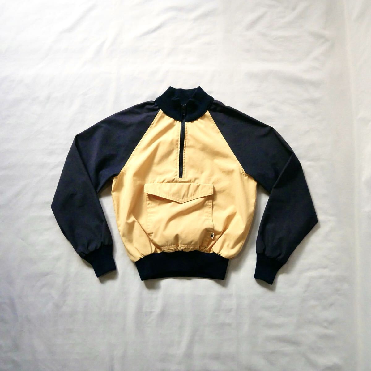 80s vintage madein USA 2tone nylon anorak 80年代　ヴィンテージ　アメリカ製　2トーン　ナイロンアノラック　プルオーバー 古着