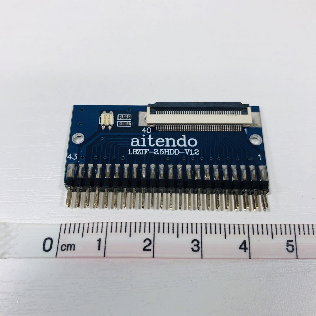 中古保管品 動作未確認 ジャンク 1.8インチHDD 2.5インチHDD変換ボード aitendo 1.8zif-2.5HDD-V1.2