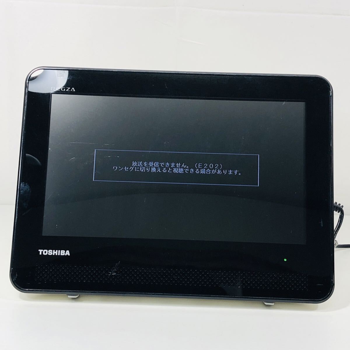 中古動作品 通電OK リモコンなし TV◯ DVD 防水 難あり ジャンク 東芝 レグザ ポータブルプレーヤー TOSHIBA REGZA SD-P100WP