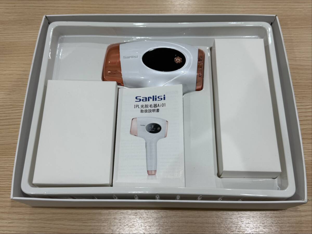 【FI792】Sarlisi/サリーシ IPL 美肌脱毛器 Al01家庭用脱毛器 通電動作確認済み　現状品