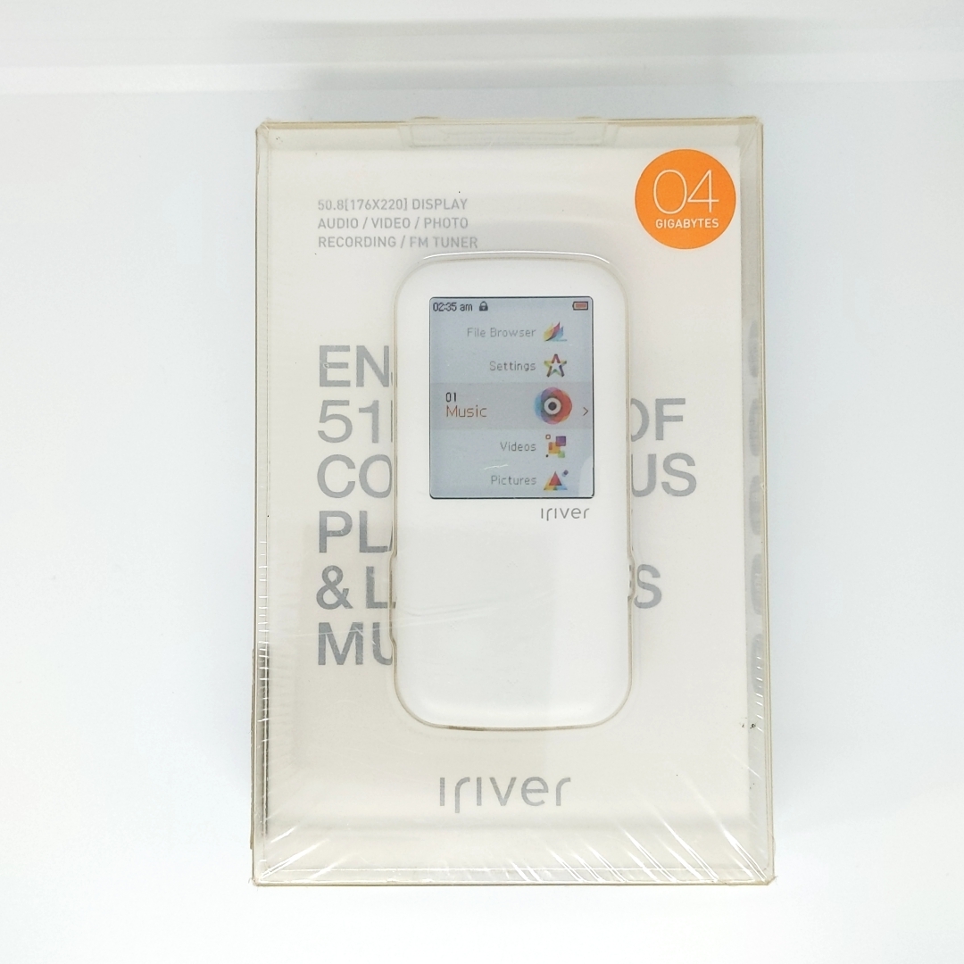 未使用★iriver E40 4GB デジタルオーディオプレーヤー MP3プレーヤー アイリバー 未開封 Digital Audio Player