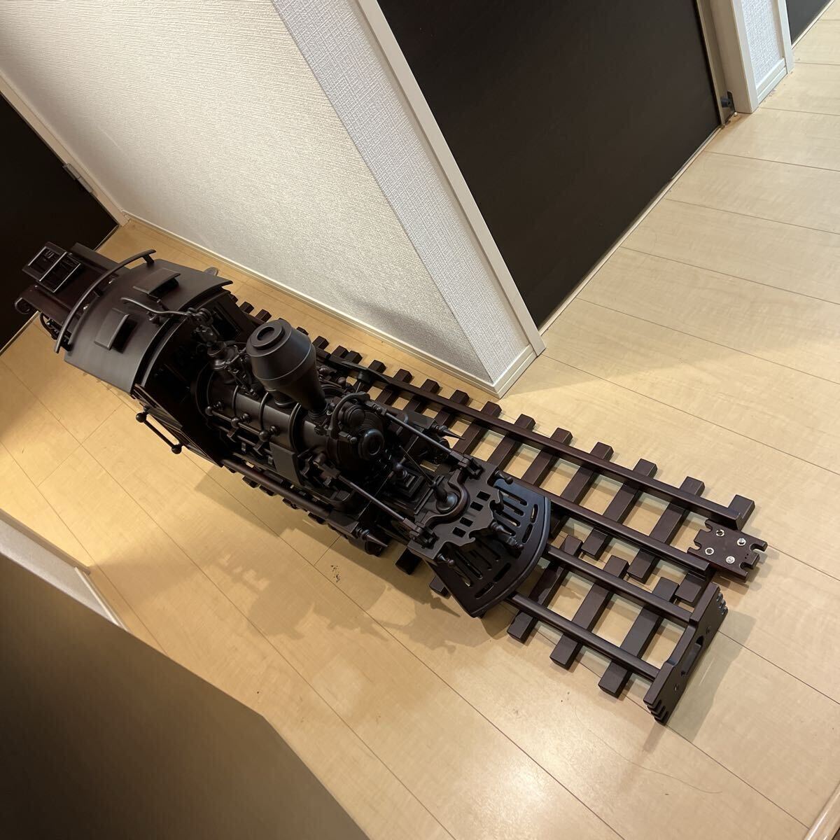 SL ウッド製機関車デラックス 特大 蒸気機関車 アンティーク