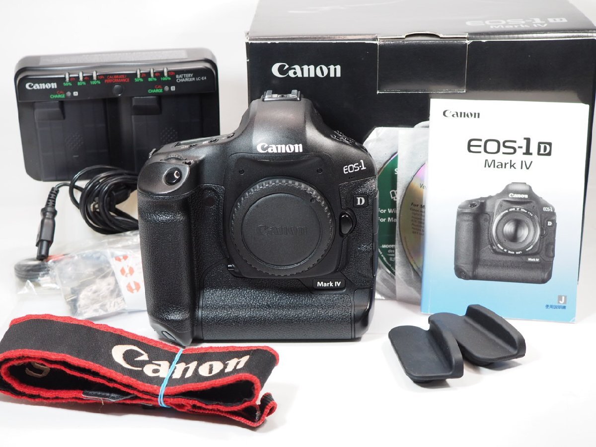 Canon EOS-1D MarkIV ボディー ( 4型 ) 元箱付 キヤノン デジタル 一眼レフカメラ [管CN7942
