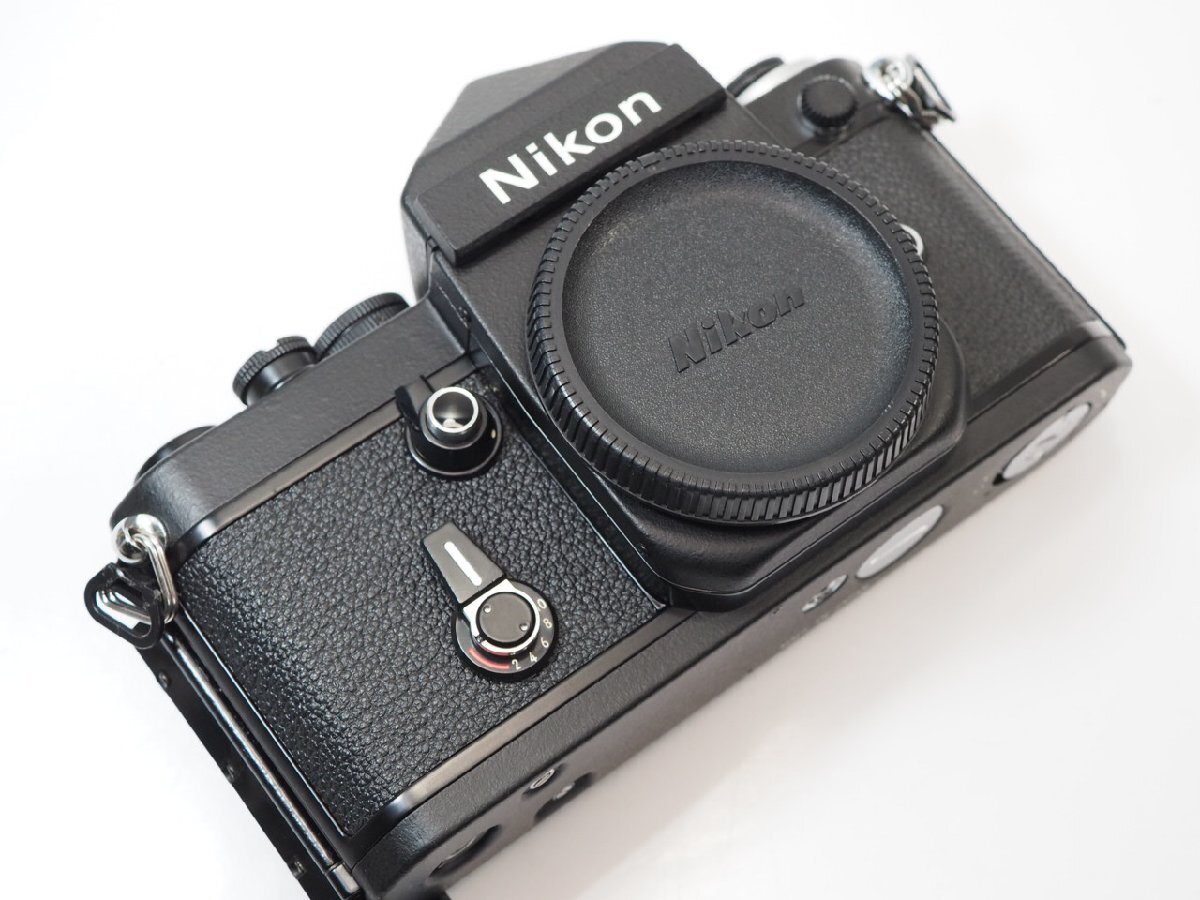 【 美品 】Nikon F2 チタン ノーネーム MF-3付きニコン [管NI8034