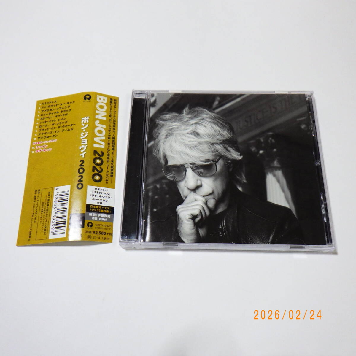 CD ボン・ジョヴィ 2020 BON JOVI 国内盤 日本語対訳.帯付 UICY-15926