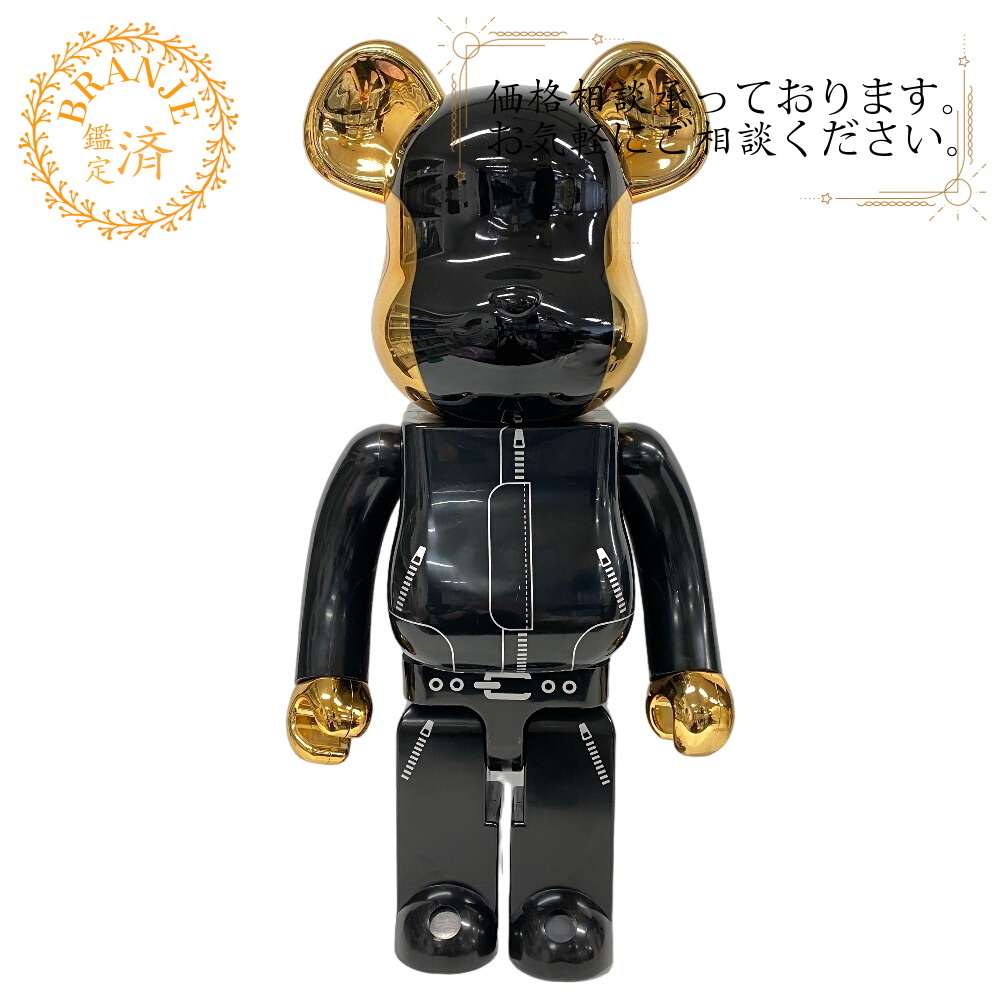 BE@RBRICK ベアブリック 2012年版 激レア限定品 人形 フィギュア インテリア ダフトパンク 1000% ブラック