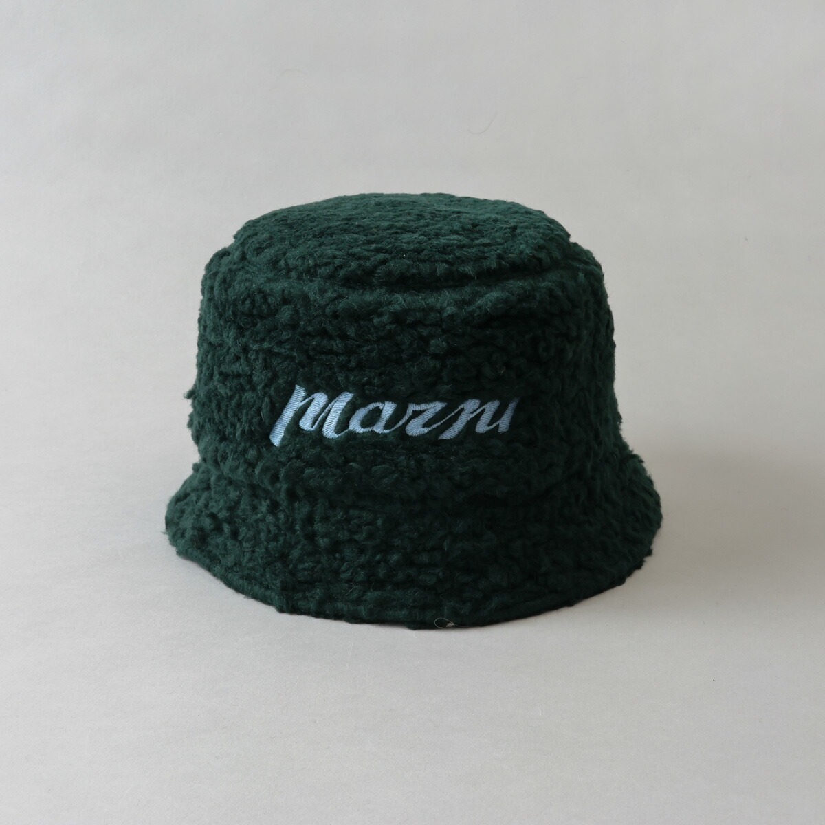 マルニ バケットハット CLZC0110S0 UTA117 00V89 ダークグリーン ロゴ 帽子 ユニセックス